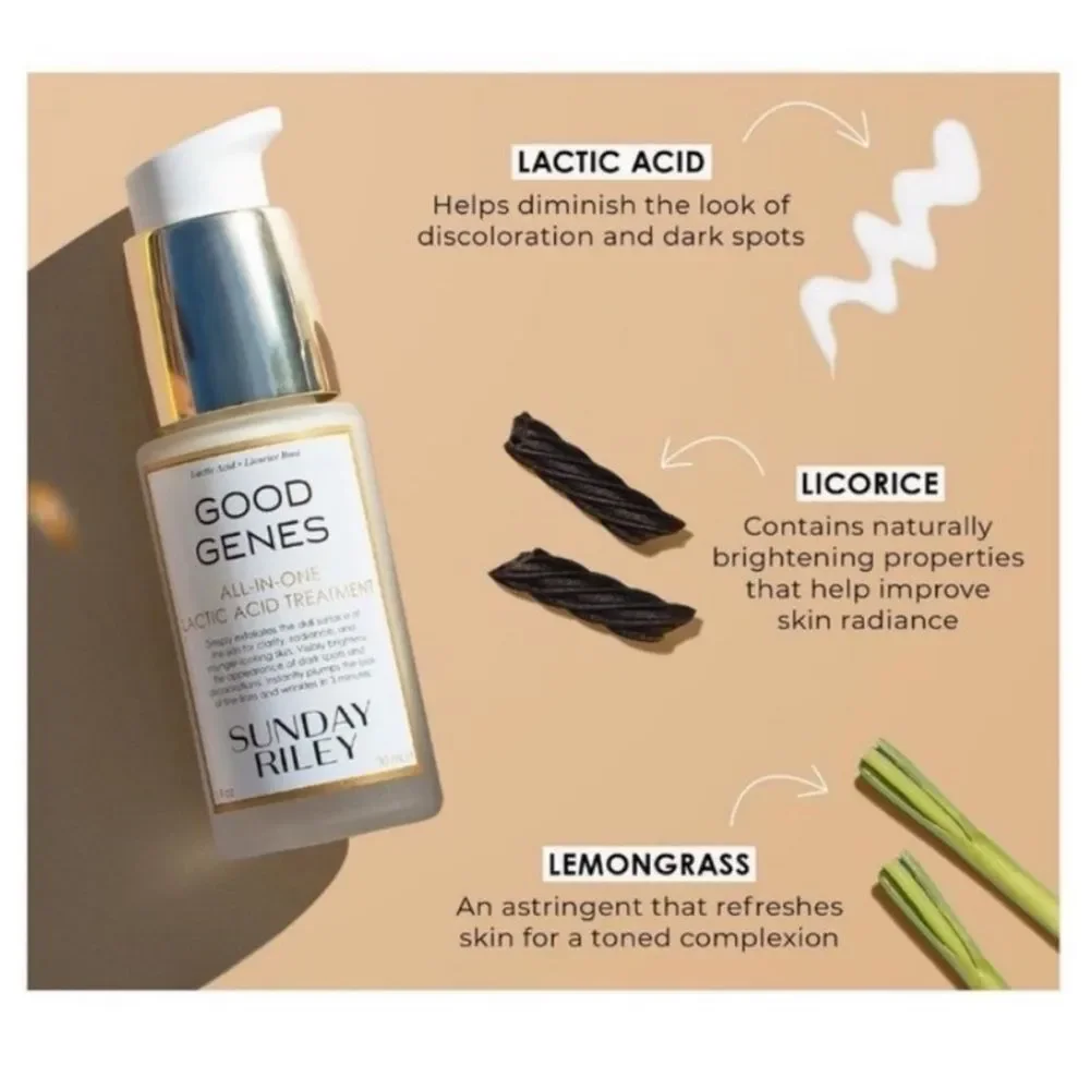 🦋$5 ~ Sunday Riley ~ Good Genes Lactic Acid Plumping Wrinkle Treatment ~ NEW